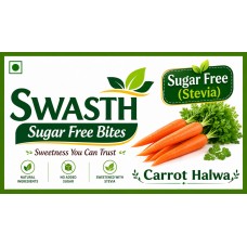 Swasth SUGAR FREE Carrot Halwa-90 gms (Made From STEVIA)